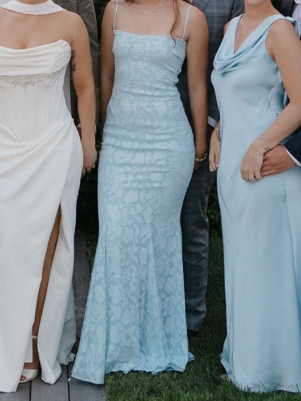 House of CB JOAN Bluebell Lace Up Back Maxi Dress - Picture 13 of 13